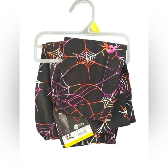 No Boundaries Pants - No Boundaries Spiderweb Ankle-Length Halloween Leggings L (11-13) Juniors